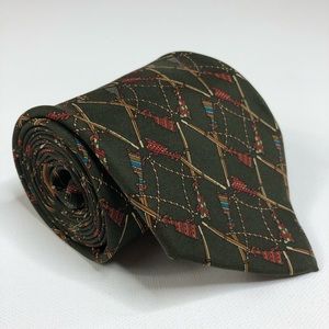 Salvatore ferragamo 100% silk tie